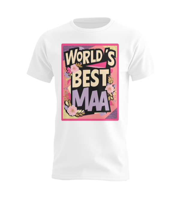 World's Best Maa T-shirt
